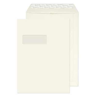 Envelopes Laid High White Window C4-324x229mm 120gsm