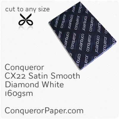 Paper CX22 Diamond White SRA2-450x640mm 160gsm