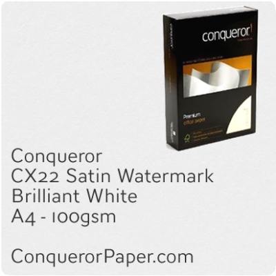 Paper CX22 Brilliant White A4-210x297mm 100gsm