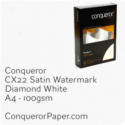 Paper CX22 Diamond White A4-210x297mm 100gsm - 500 Sheets