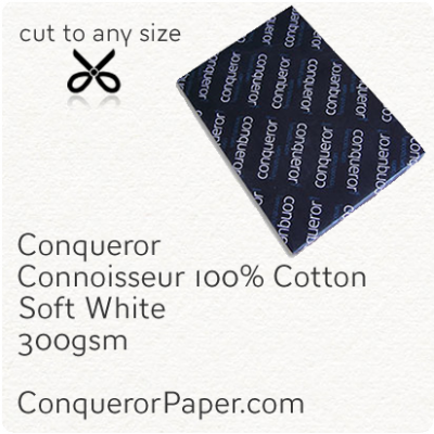 Paper Connoisseur Soft White B1-700x1000mm 300gsm - SAMPLE