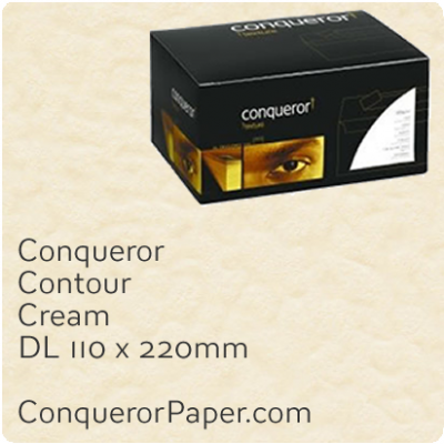 Envelopes Contour Cream DL-110x220mm 120gsm - SAMPLE