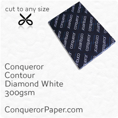 Paper Contour Diamond White SRA2-450x640mm 300gsm