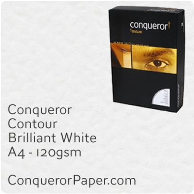 Paper Contour Brilliant White A4-210x297mm 120gsm