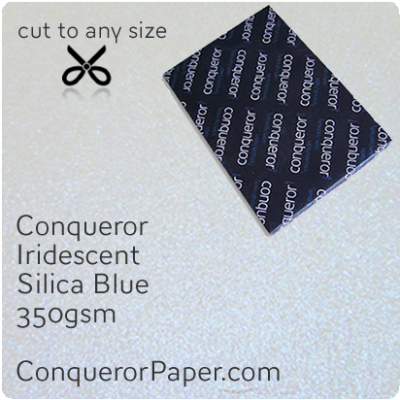 Paper Iridescent Silica Blue B1-700x1000mm 350gsm