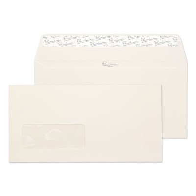 Envelopes Wove Oyster Window DL-110x220mm 120gsm