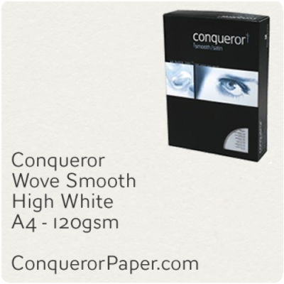 Paper Wove High White A4-210x297mm 120gsm No Watermark - 250 Sheets